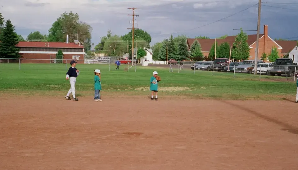A summer baseball game · 1998