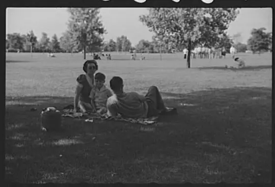 A picnic in the park
