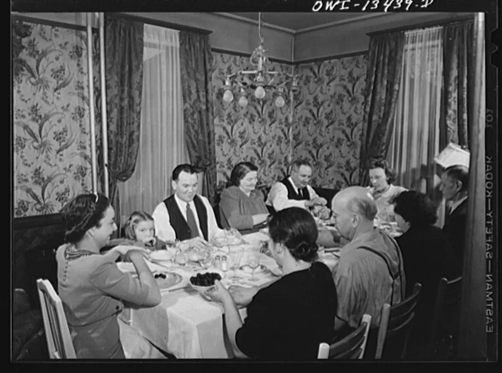 Sunday dinner at home